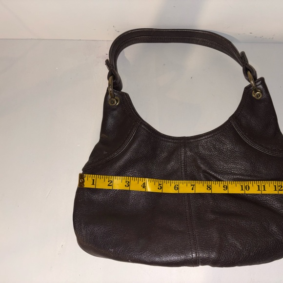 GAP Dark Brown Leather Shoulder Hobo Bag - Picture 6 of 6